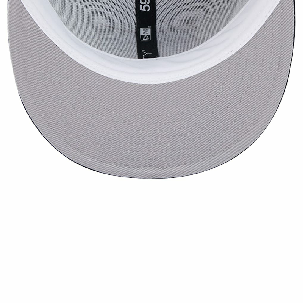 Gray Chicago Bulls Palm Fronds 2-Tone 59FIFTY Fitted Hat | NBA