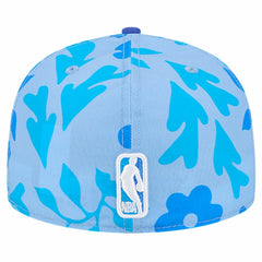 Blue Dallas Mavericks Palm Fronds 2-Tone 59FIFTY Fitted Hat sale | NBA
