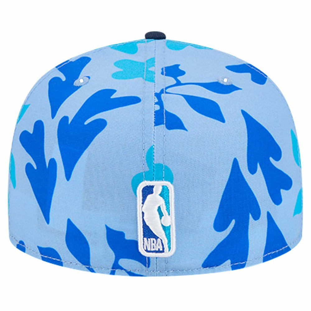 Blue Denver Nuggets Palm Fronds 2-Tone 59FIFTY Fitted Hat sale | NBA