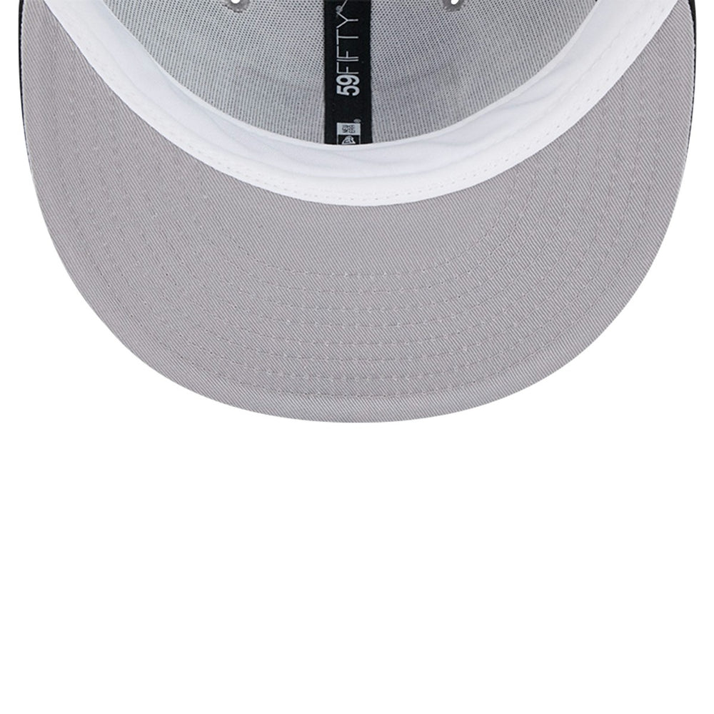 Gray Miami Heat Palm Fronds 2-Tone 59FIFTY Fitted Hat | NBA