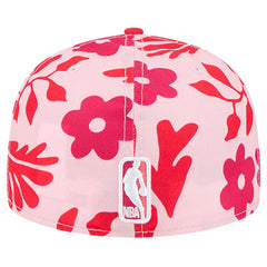 Red Atlanta Hawks Palm Fronds 2-Tone 59FIFTY Fitted Hat | NBA