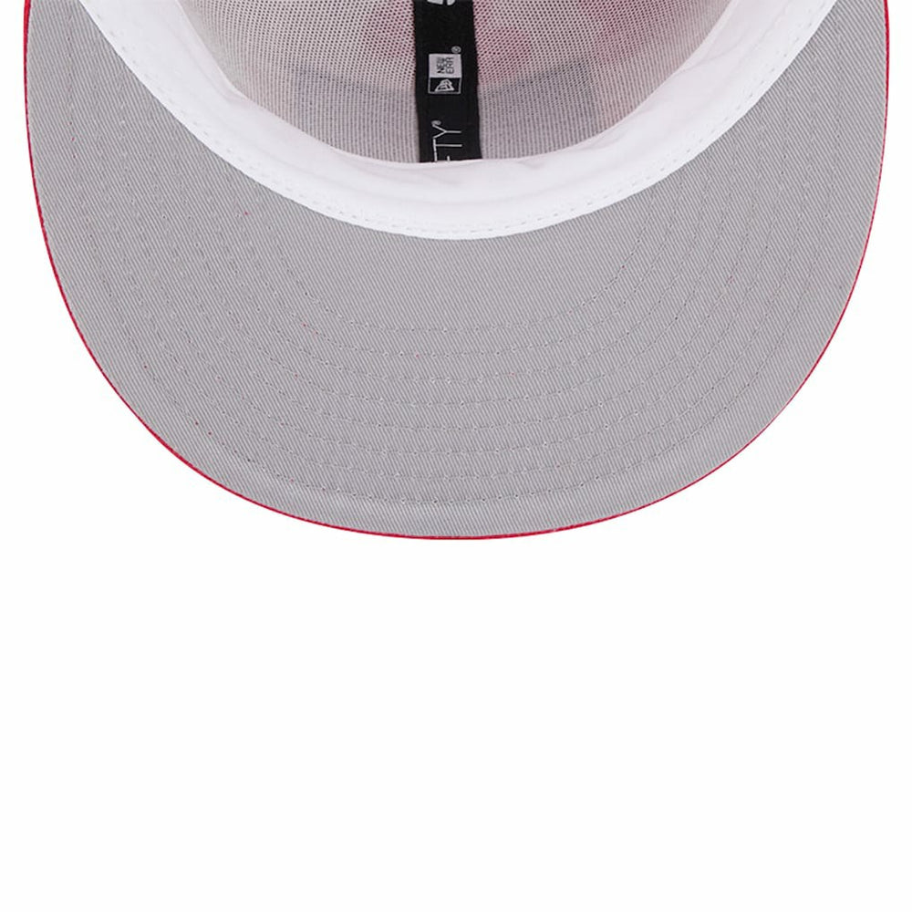 Red Atlanta Hawks Palm Fronds 2-Tone 59FIFTY Fitted Hat | NBA