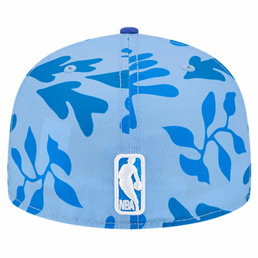 Royal Philadelphia 76ers Palm Fronds 2-Tone 59FIFTY Fitted Hat | NBA