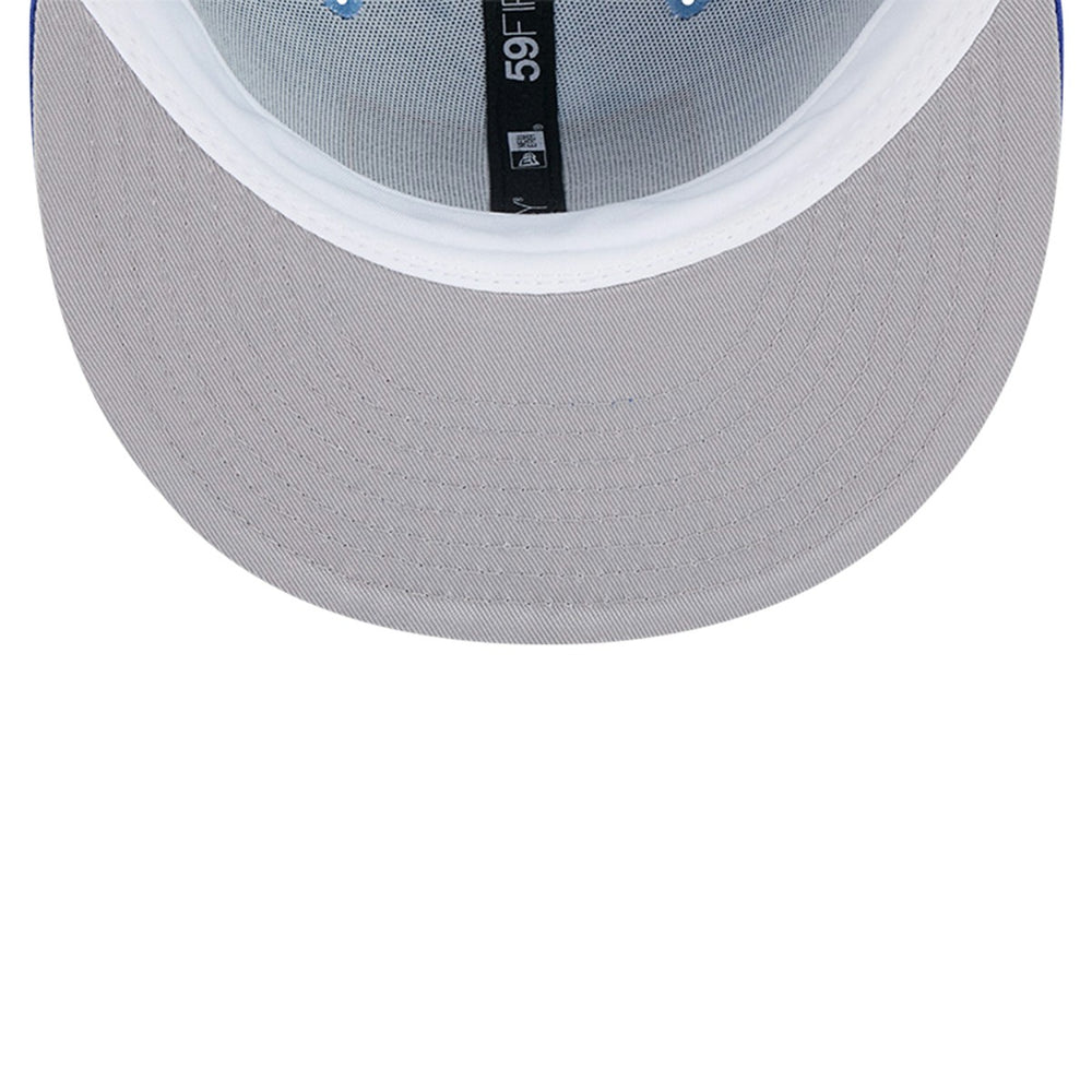 Blue New York Knicks Palm Fronds 2-Tone 59FIFTY Fitted Hat | NBA