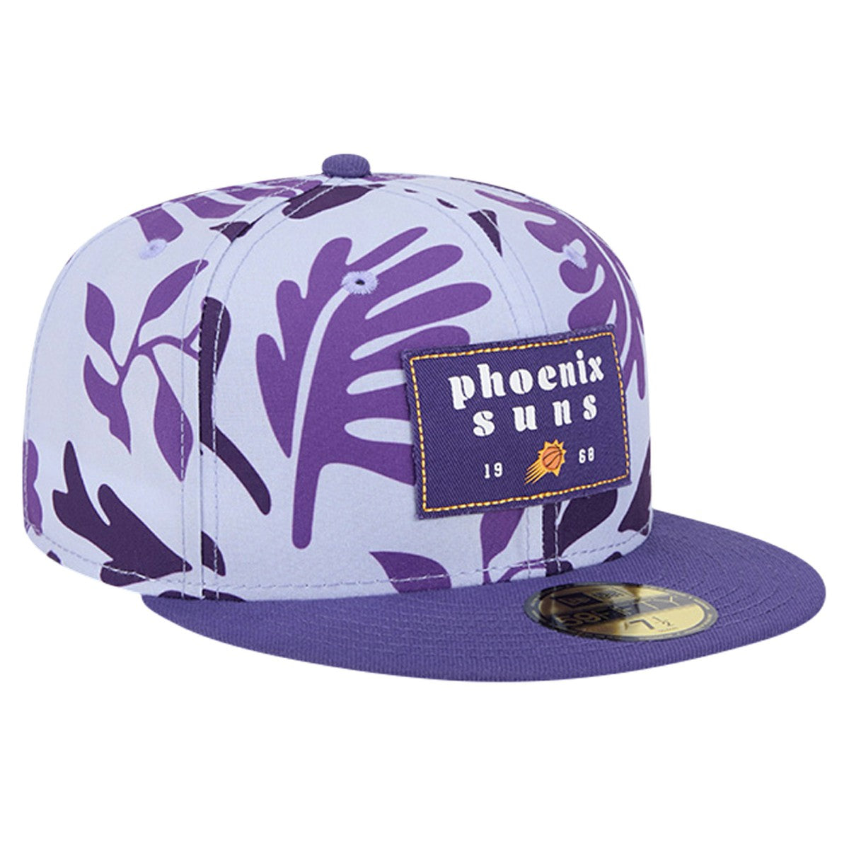 Purple Phoenix Suns Palm Fronds 2-Tone 59FIFTY Fitted Hat | NBA