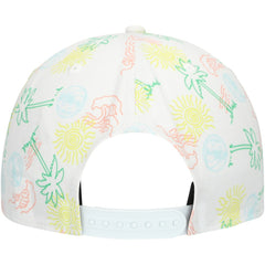 White Dallas Mavericks Palm Trees and Waves Golfer Adjustable Hat sale | NBA