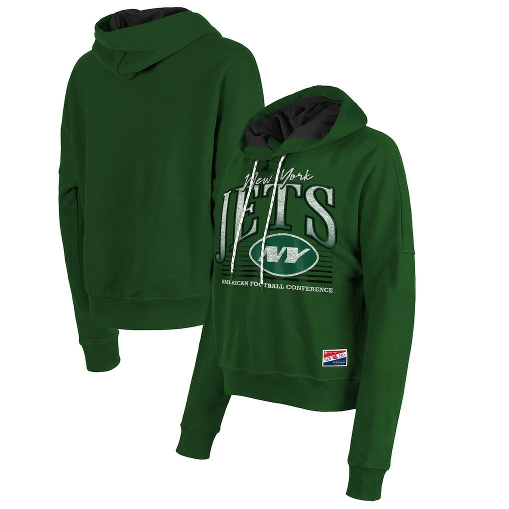 New York Jets Women's Boxy Pullover Hoodie | NFL Hot