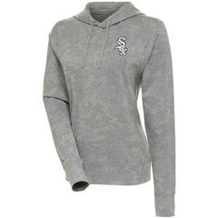 Chicago White Sox Antigua Women's Brushed Metallic Respite Pullover Hoodie - MLB Hoodies