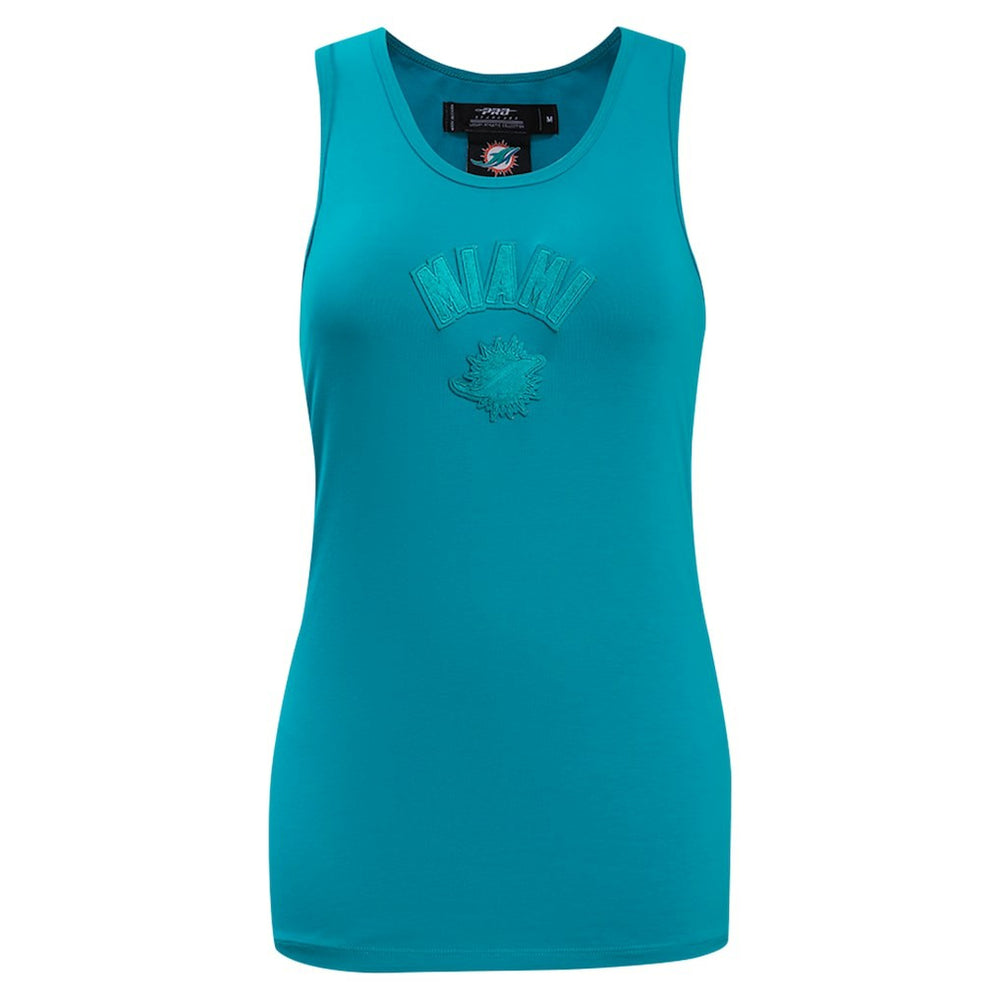 Miami Dolphins Pro Standard Women's Triple Tonal Racerback Tank Top | NFL Online