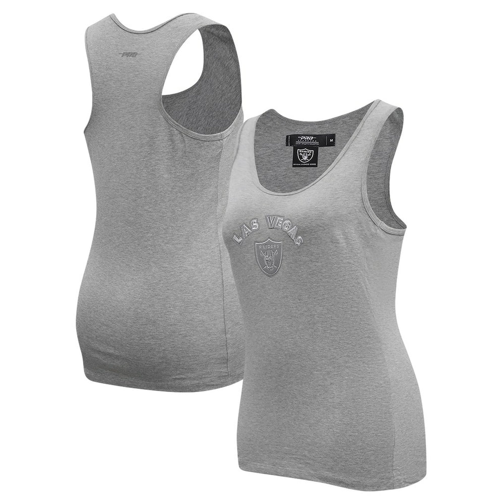 Las Vegas Raiders Pro Standard Women's Triple Tonal Racerback Tank Top | NFL US