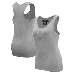 Las Vegas Raiders Pro Standard Women's Triple Tonal Racerback Tank Top | NFL US