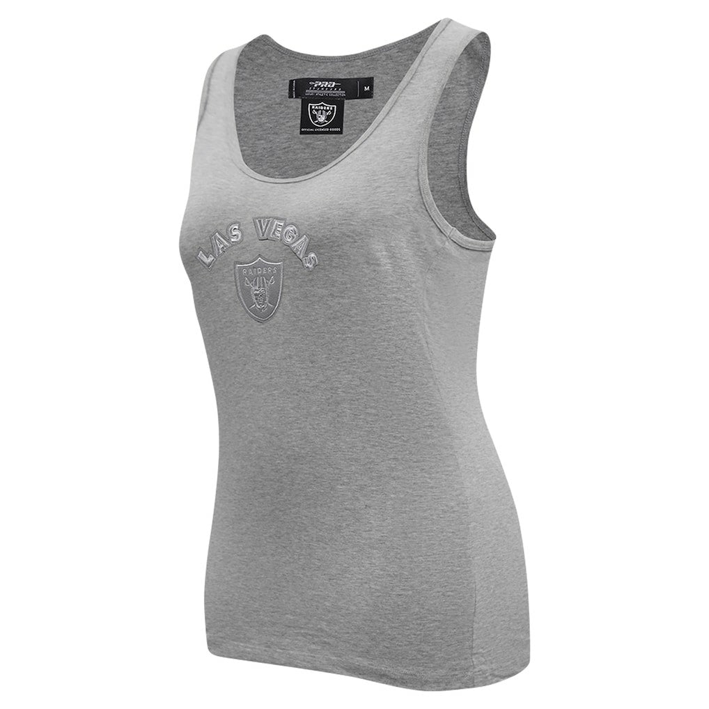 Las Vegas Raiders Pro Standard Women's Triple Tonal Racerback Tank Top | NFL US
