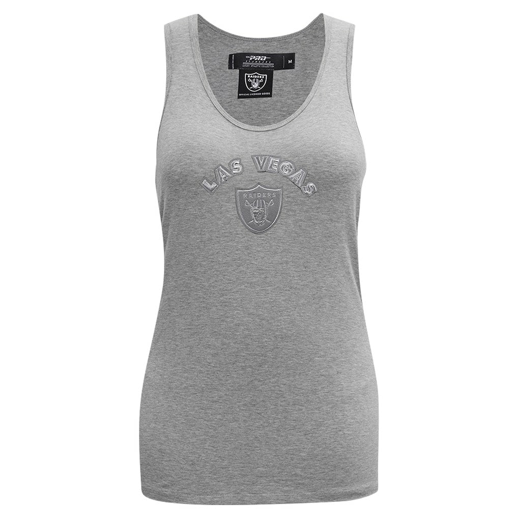 Las Vegas Raiders Pro Standard Women's Triple Tonal Racerback Tank Top | NFL US