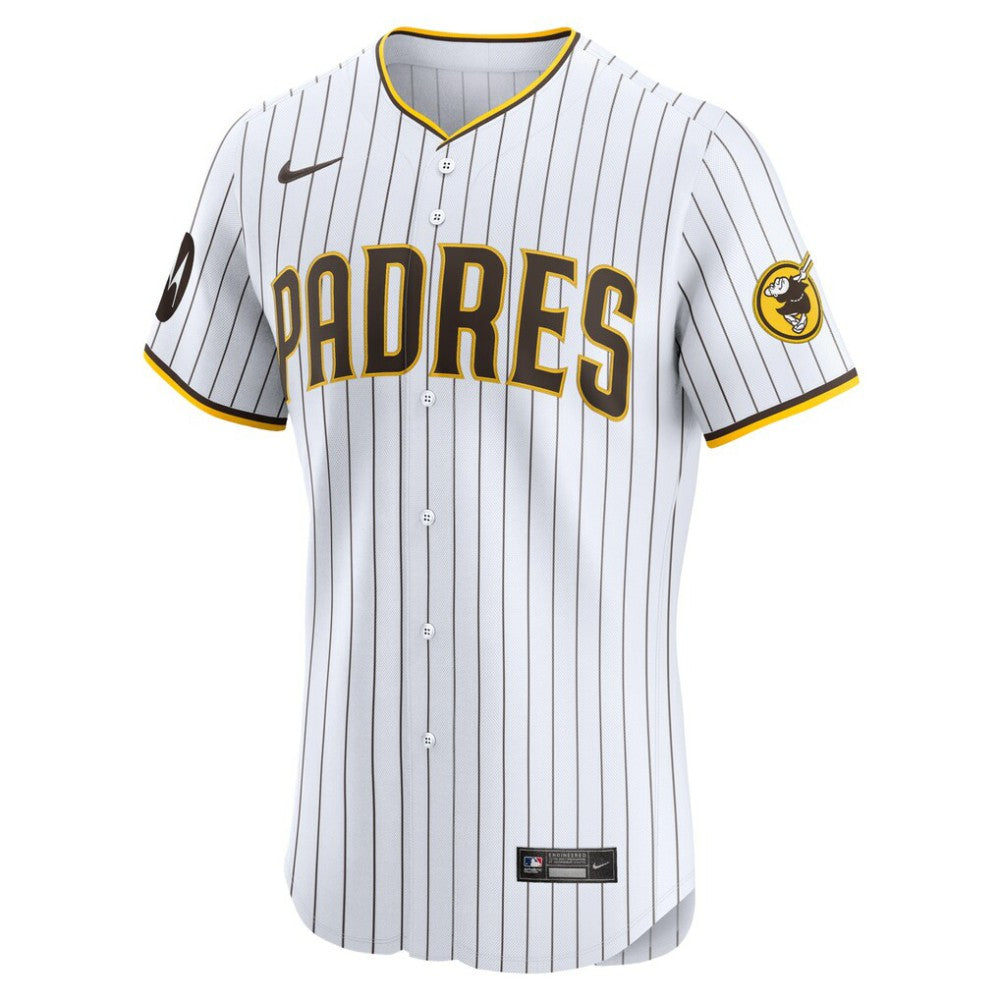 Tony Fernández San Diego Padres Nike Home Elite Sponsor Patch Player Jersey - MLB Jerseys