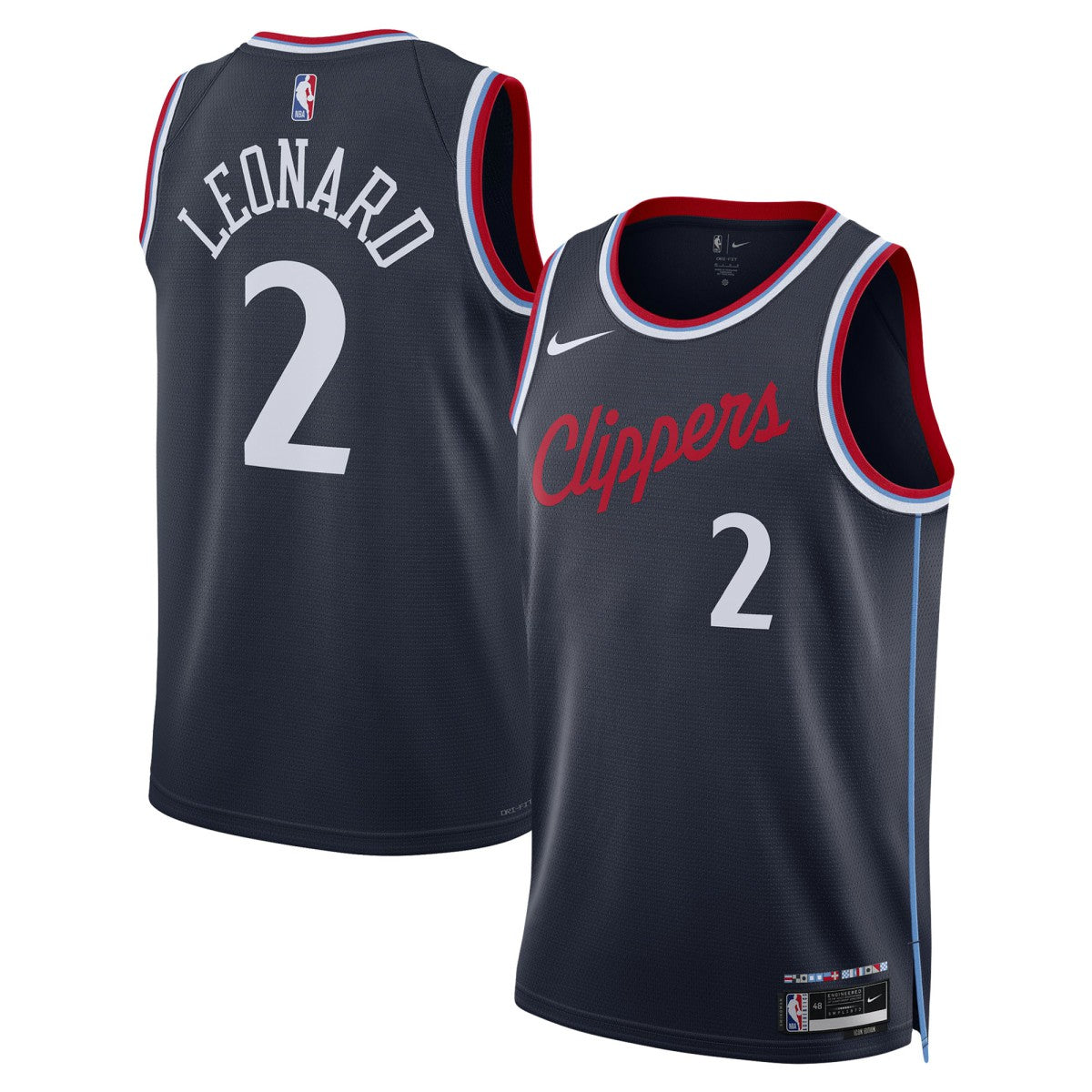 Navy Kawhi Leonard LA Clippers Unisex 2024/25 Swingman Jersey | NBA