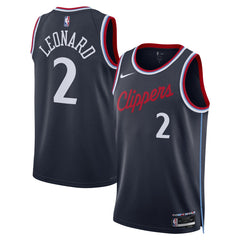 Navy Kawhi Leonard LA Clippers Unisex 2024/25 Swingman Jersey | NBA