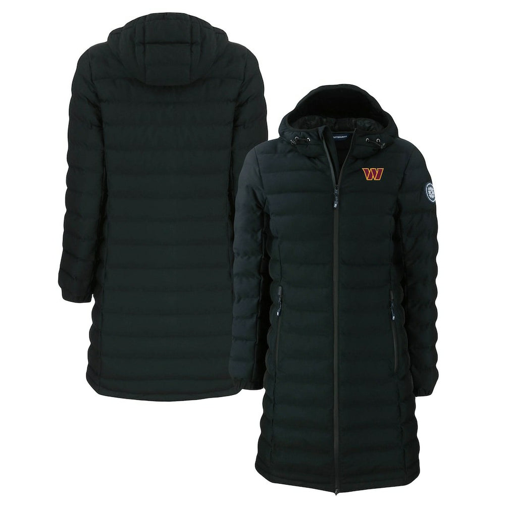 Washington Commanders Cutter & Buck Women's Mission Ridge Repreve Eco Insulated Long Full-Zip Puffer Jacket | NFL Hot