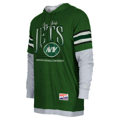 New York Jets Twofer Long Sleeve Hooded T-Shirt | NFL Discount