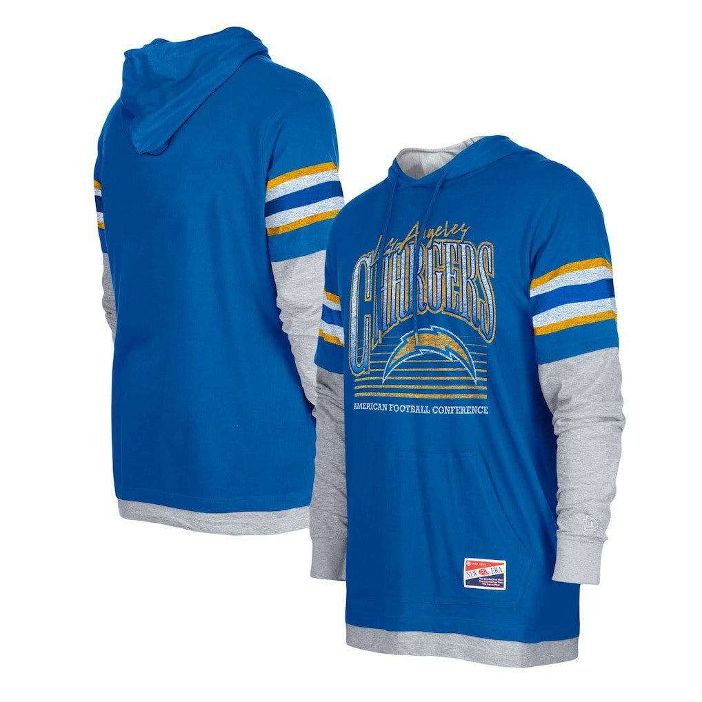 Los Angeles Chargers Twofer Long Sleeve Hooded T-Shirt | NFL Outlet