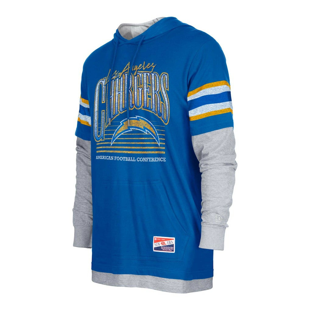 Los Angeles Chargers Twofer Long Sleeve Hooded T-Shirt | NFL Outlet