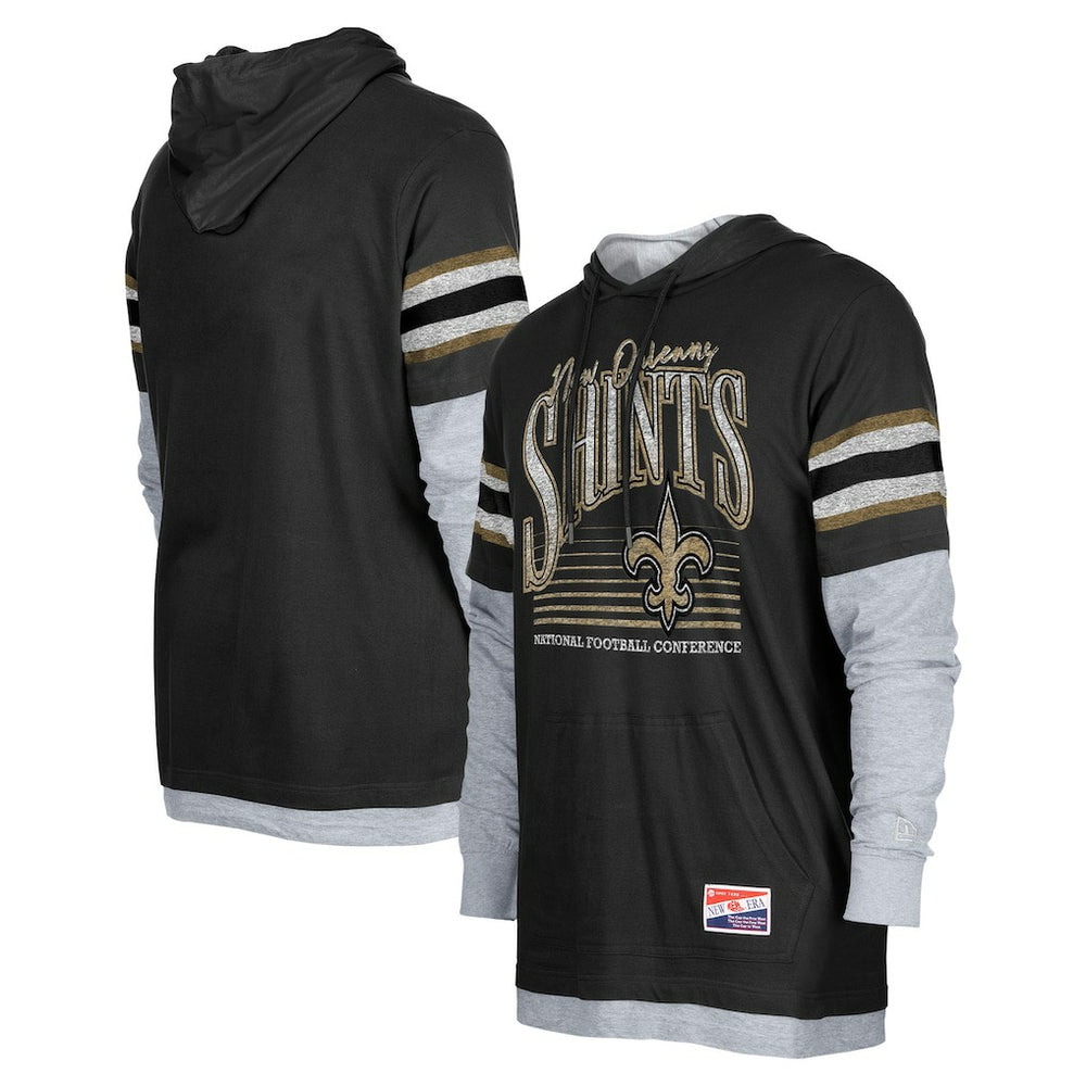 New Orleans Saints Twofer Long Sleeve Hooded T-Shirt | NFL Sale