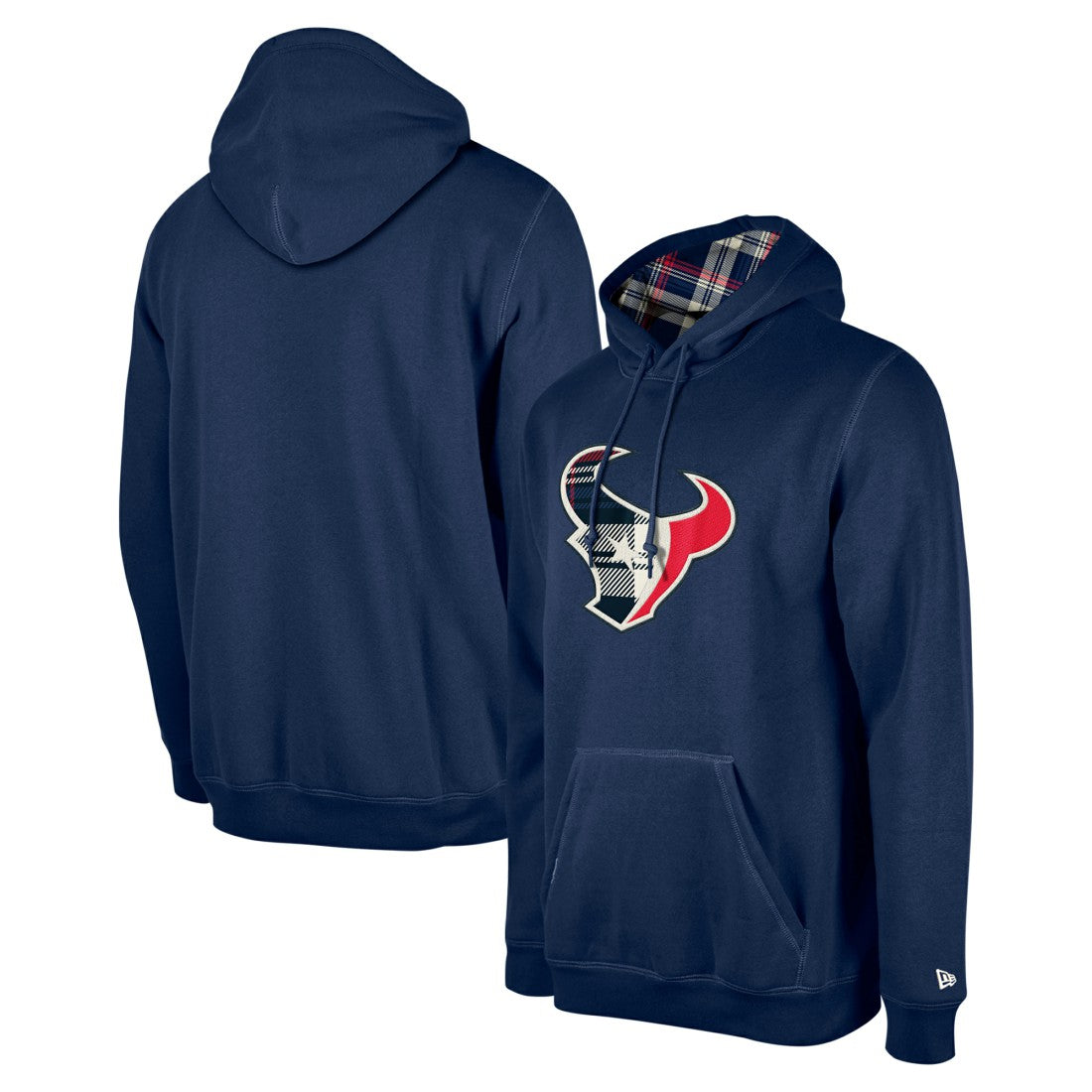Houston Texans 3rd Down Plaid Pullover Hoodie | NFL Outlet