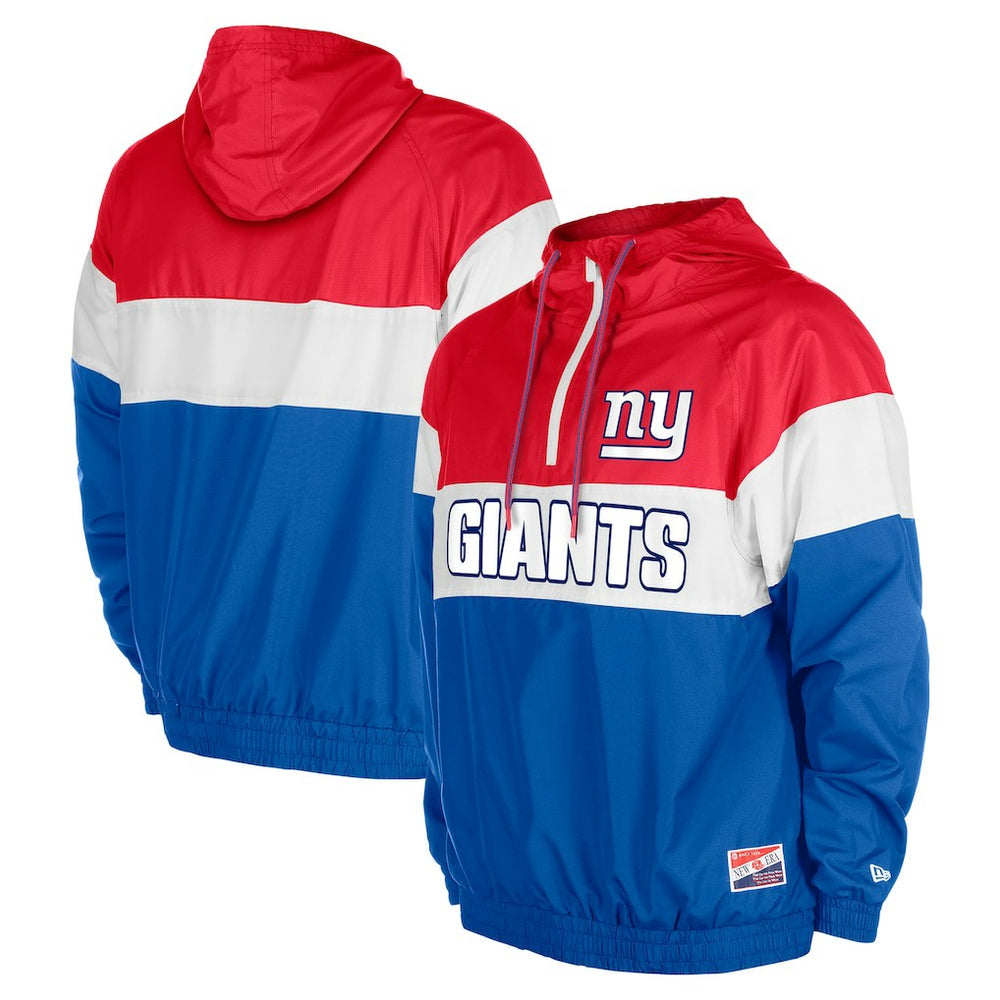 New York Giants 3rd Down Raglan Quarter-Zip Windbreaker Jacket | NFL US