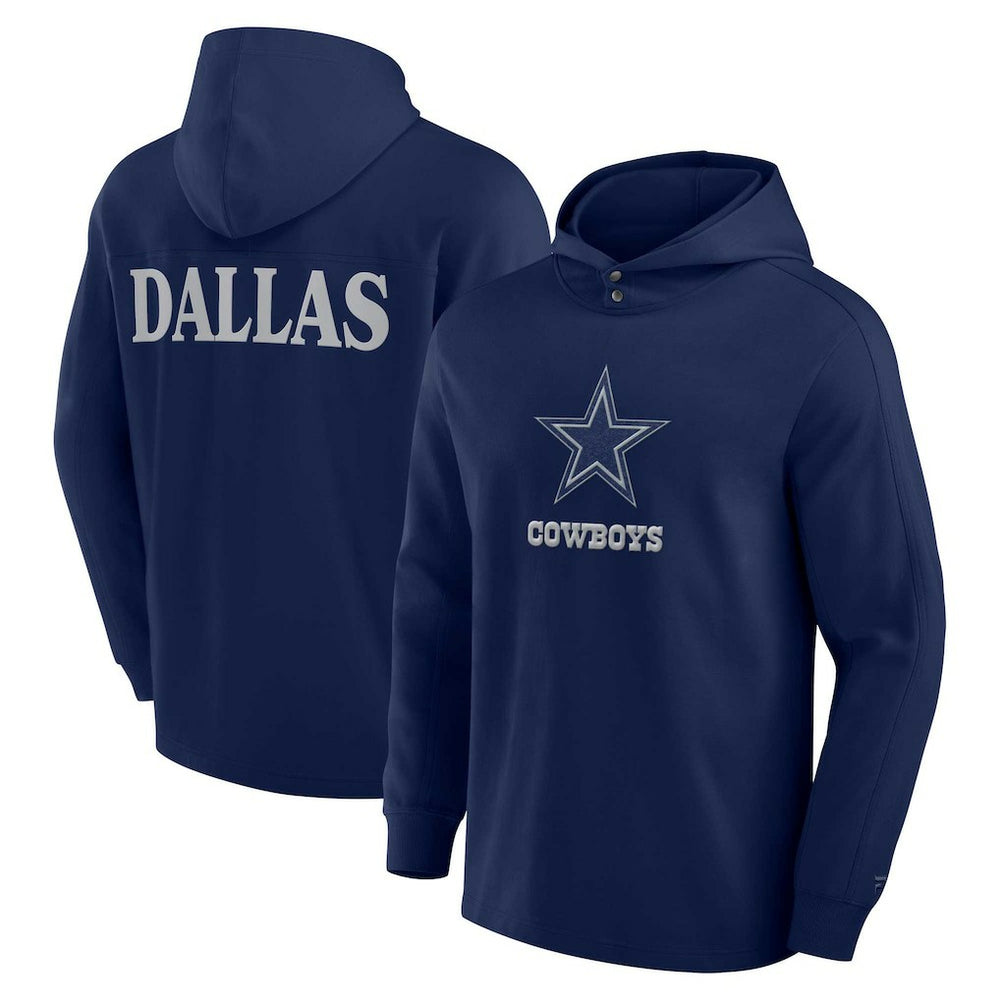 Dallas Cowboys Elements Blaze Tri-Blend Long Sleeve Hoodie T-Shirt | NFL Near me