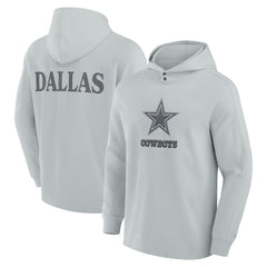 Dallas Cowboys Elements Blaze Tri-Blend Long Sleeve Hoodie T-Shirt | NFL Sale