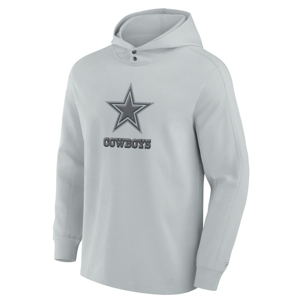 Dallas Cowboys Elements Blaze Tri-Blend Long Sleeve Hoodie T-Shirt | NFL Sale