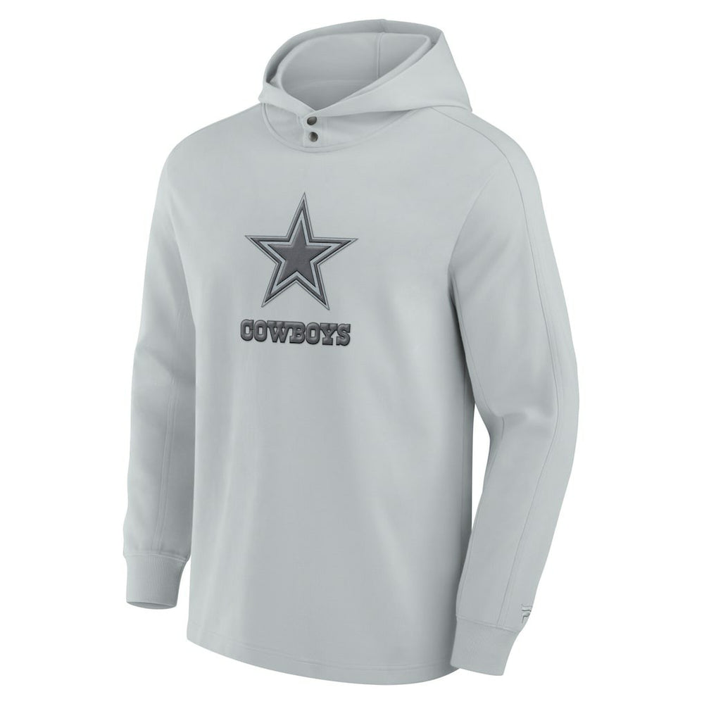 Dallas Cowboys Elements Blaze Tri-Blend Long Sleeve Hoodie T-Shirt | NFL Sale