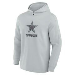 Dallas Cowboys Elements Blaze Tri-Blend Long Sleeve Hoodie T-Shirt | NFL Sale