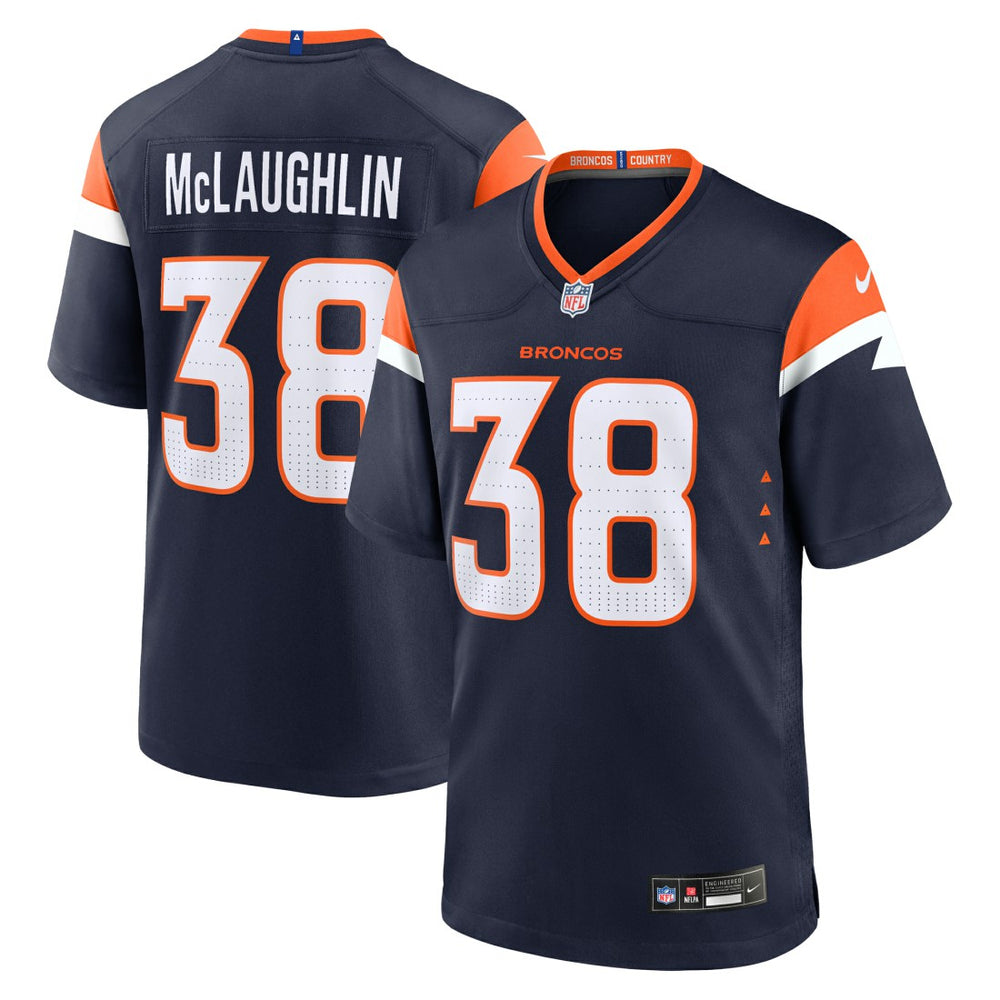 Denver Broncos Jaleel McLaughlin  Alternate Game Jersey | NFL Discount