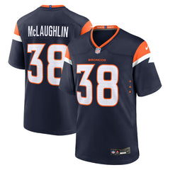 Denver Broncos Jaleel McLaughlin  Alternate Game Jersey | NFL Discount