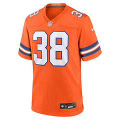 Denver Broncos Jaleel McLaughlin  Mile High Collection 1977 Throwback Player Game Jersey | NFL Online