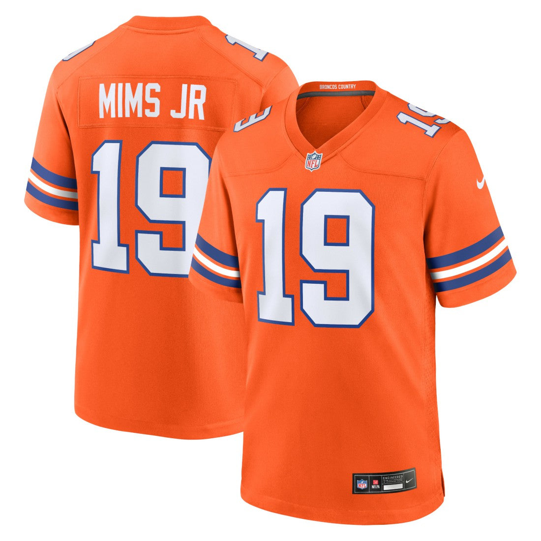 Denver Broncos Marvin Mims Jr  Mile High Collection 1977 Throwback Player Game Jersey | NFL On sale