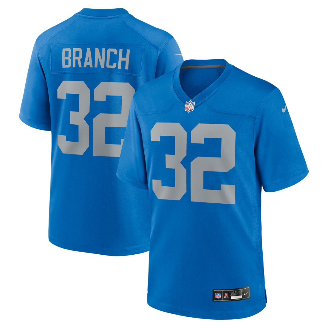 Detroit Lions Brian Branch  Alternate Game Jersey | NFL Hot