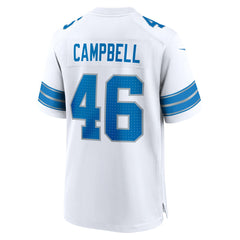 Detroit Lions Jack Campbell  White Game Jersey | NFL Outlet