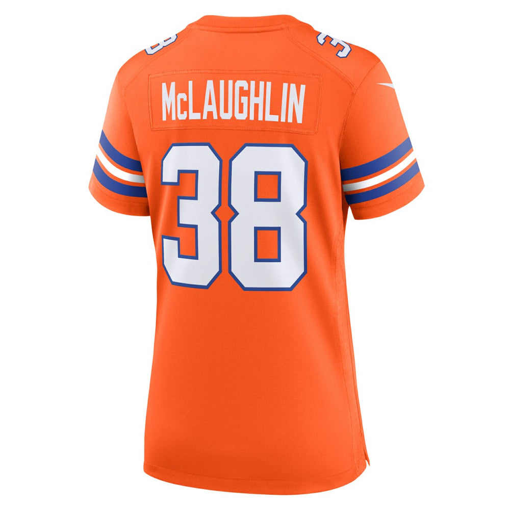 Denver Broncos Jaleel McLaughlin  Women's Mile High Collection 1977 Throwback Player Game Jersey | NFL Online