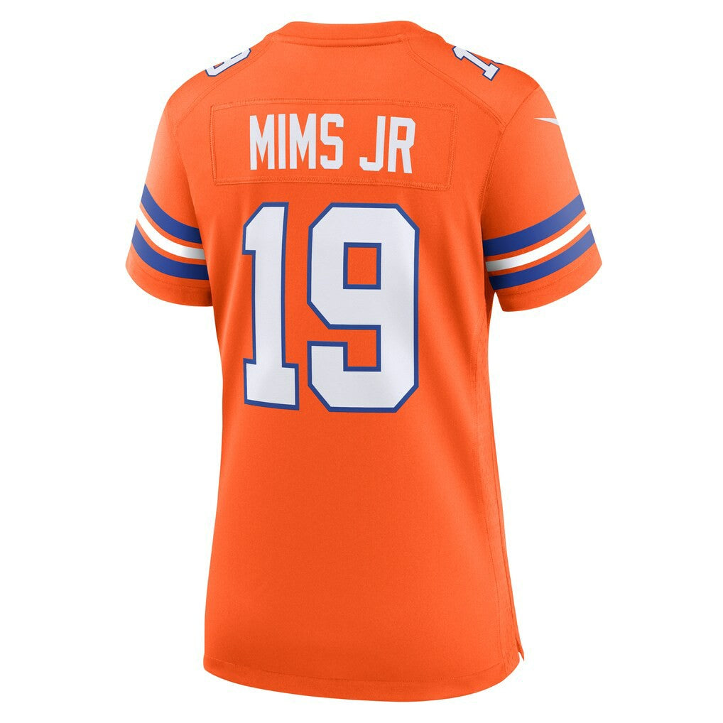 Denver Broncos Marvin Mims Jr  Women's Mile High Collection 1977 Throwback Player Game Jersey | NFL Sale