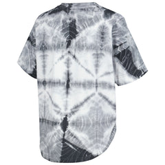 Black Los Angeles Lakers G-III 4Her by Carl Banks Women's Tournament Raglan Oversized Tie-Dye V-Neck T-Shirt | NBA