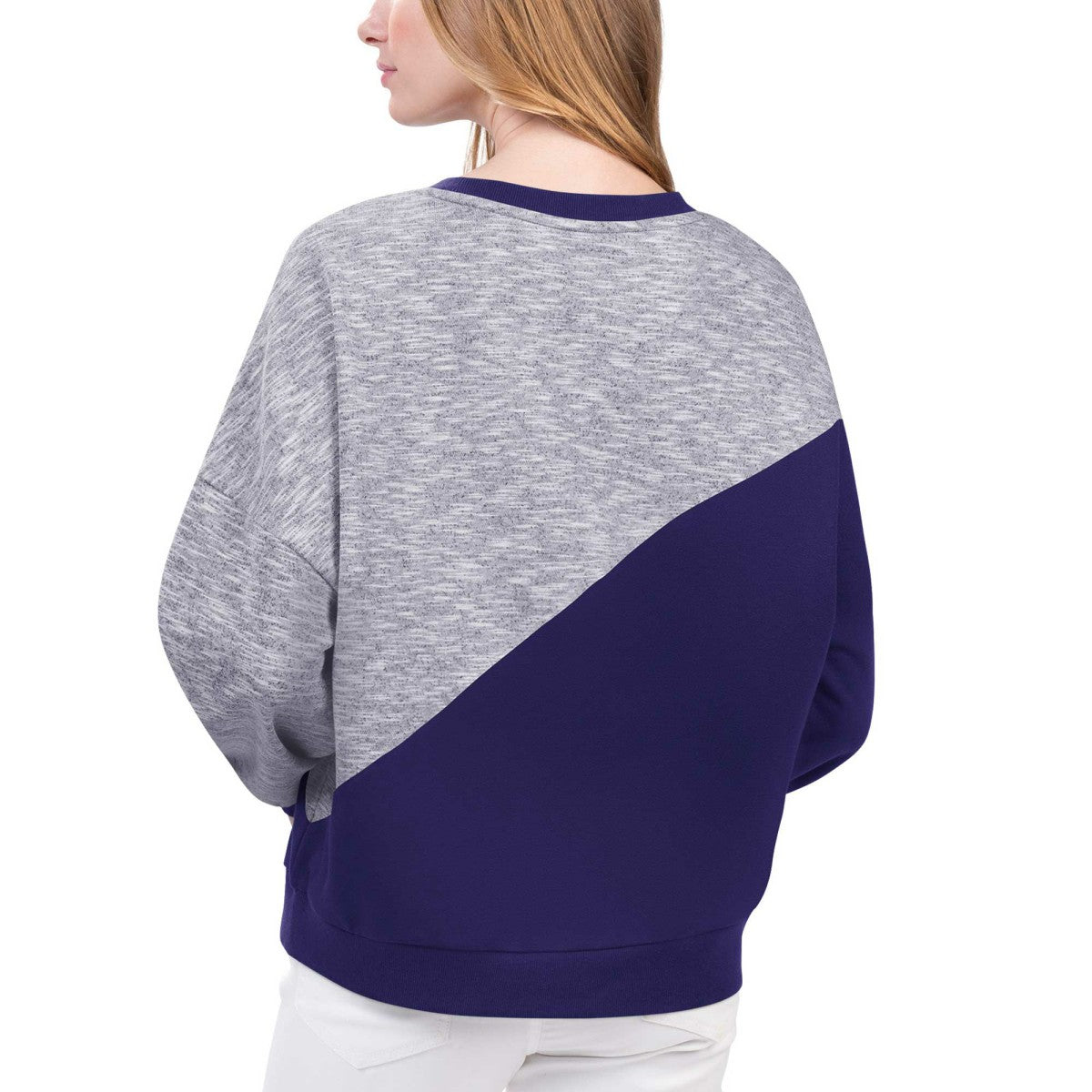 Purple Phoenix Suns G-III 4Her by Carl Banks Women's Benches Split Pullover Sweatshirt | NBA