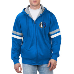 Blue Dallas Mavericks G-III Sports by Carl Banks Contender Full-Zip Hoodie Jacket sale | NBA