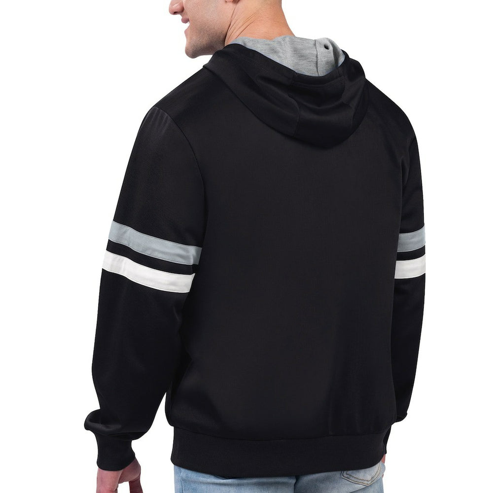 Black Brooklyn Nets G-III Sports by Carl Banks Contender Full-Zip Hoodie Jacket | NBA