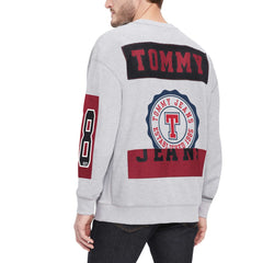 Heather Gray Miami Heat Tommy Jeans Hayes Crew Neck Pullover Sweatshirt | NBA