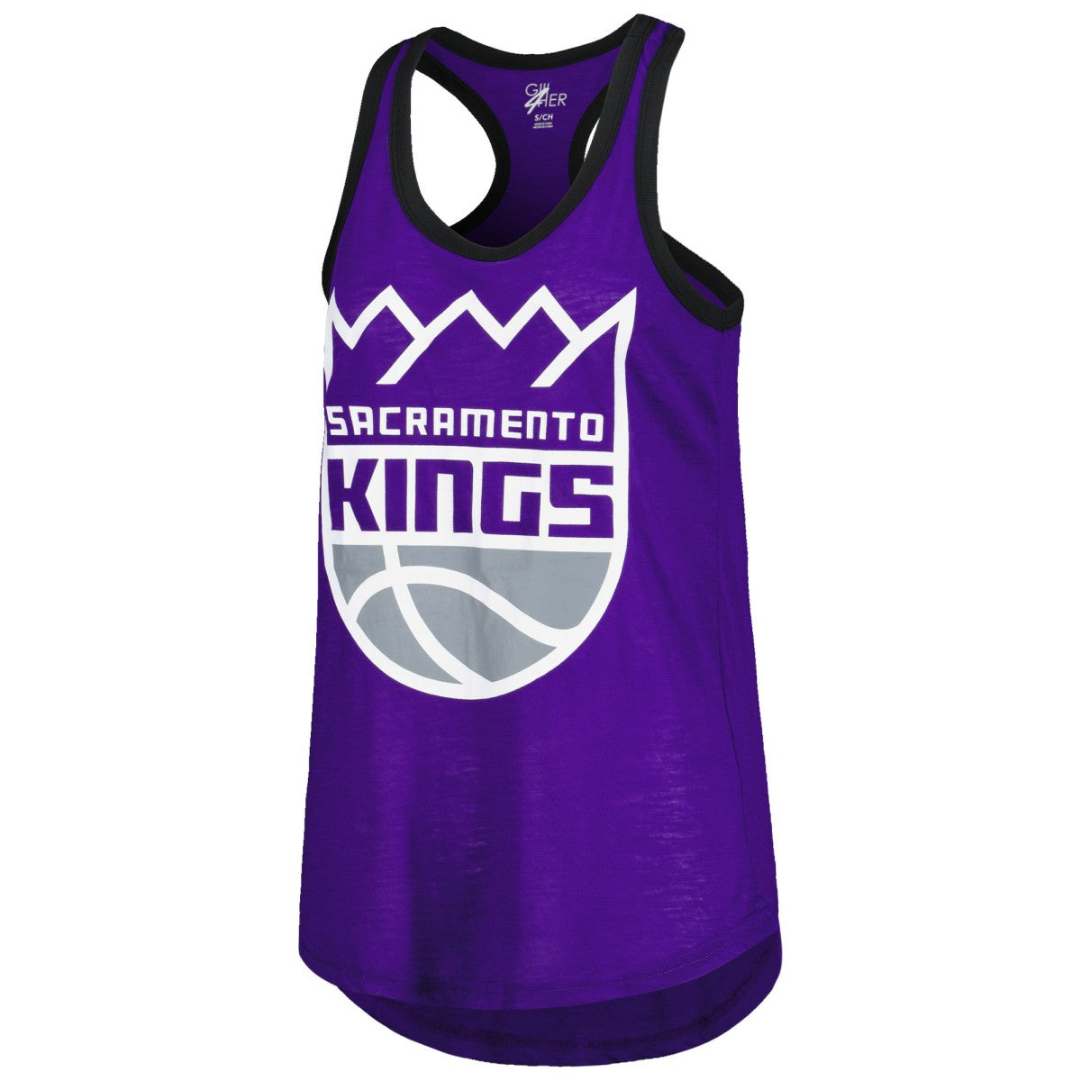 Purple Sacramento Kings G-III 4Her by Carl Banks Women's Showdown Scoop-Neck Racerback Tank Top | NBA