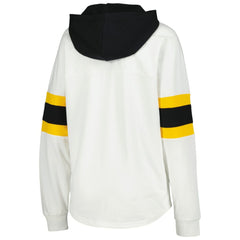 Pittsburgh Penguins G-III 4Her by Carl Banks Women's Goal Zone Long Sleeve Lace-Up Hoodie T-Shirt -  NHL T-shirts