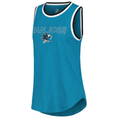 San Jose Sharks G-III 4Her by Carl Banks Women's Strategy Tank Top -  NHL Tank Top