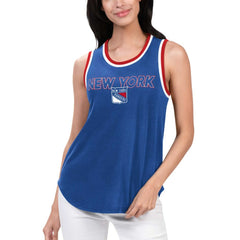 New York Rangers G-III 4Her by Carl Banks Women's Strategy Tank Top -  NHL Tank Top