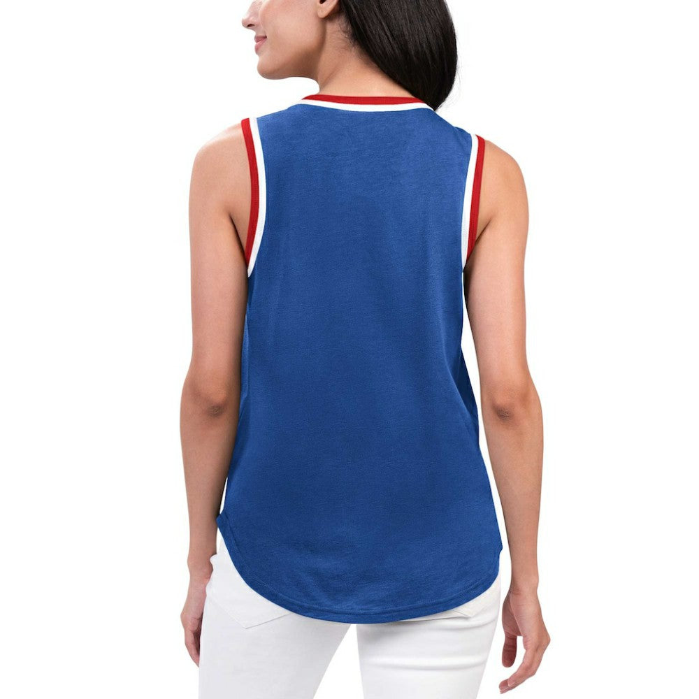 New York Rangers G-III 4Her by Carl Banks Women's Strategy Tank Top -  NHL Tank Top